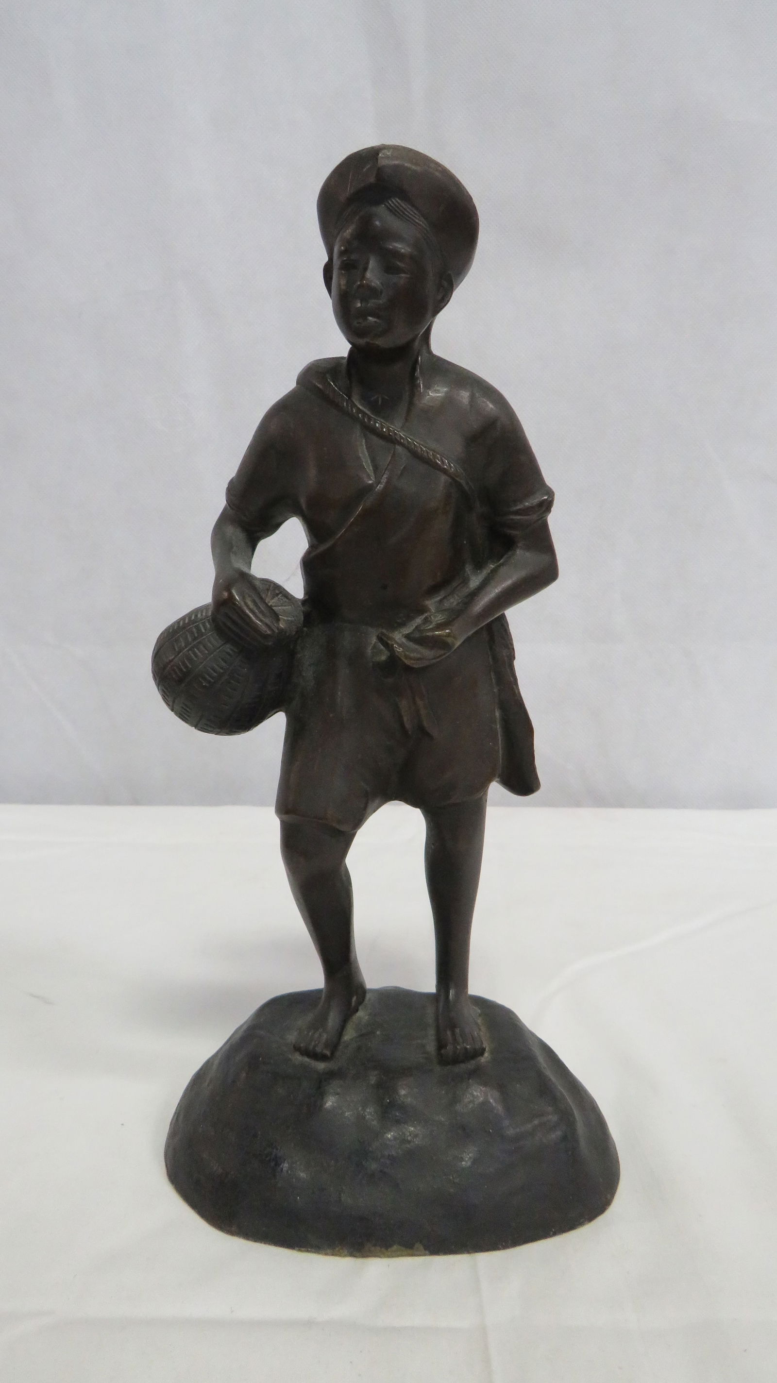 Patinated Bronze Statue From Vietnam (1 of 8)