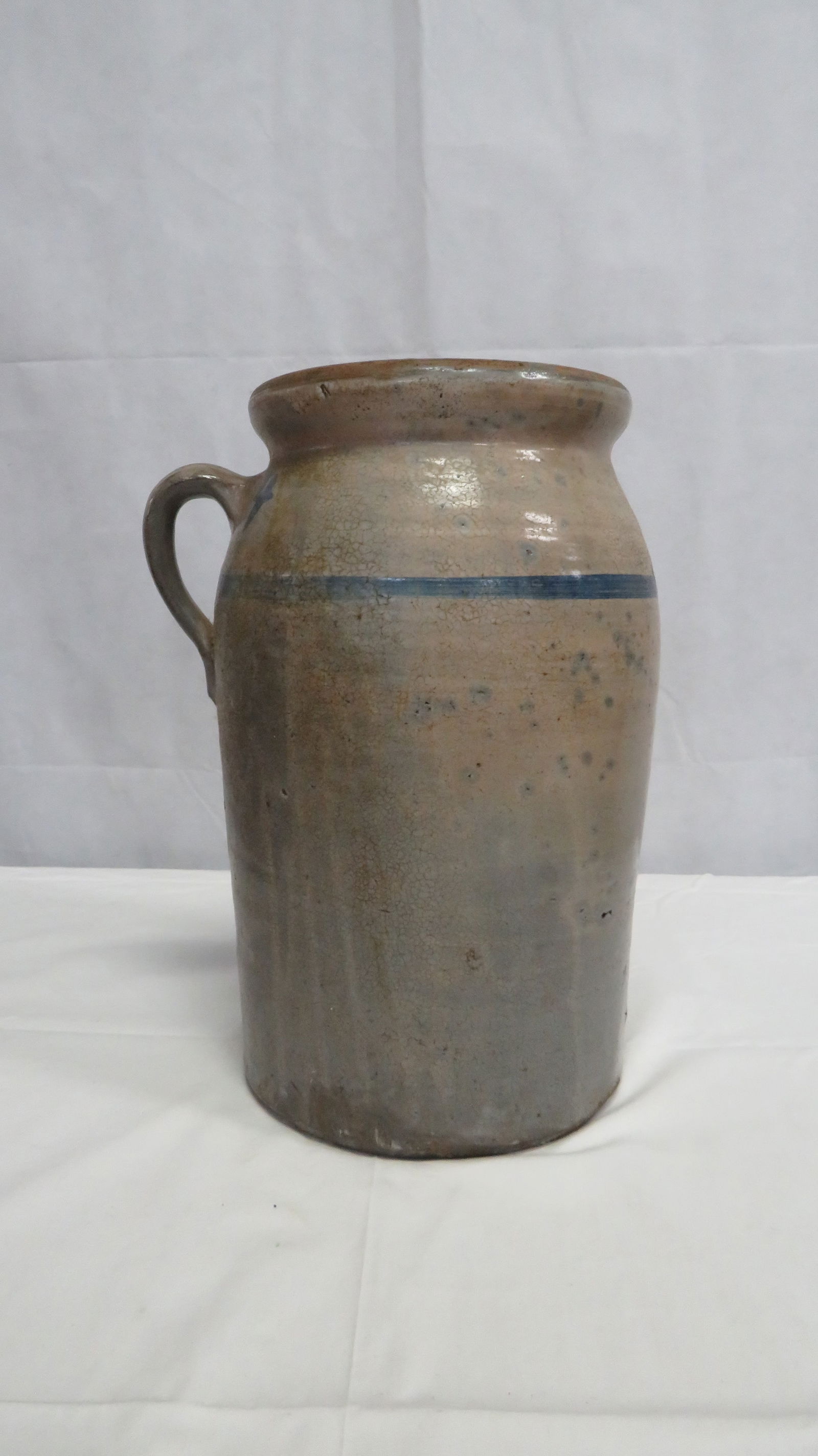 Antique 4 Gallon Salt Glazed Churn Crock (1 of 6)