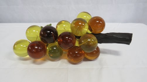 MCM Lucite Decorative Grape Cluster