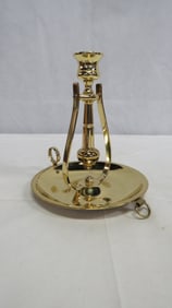 Vtg Baldwin Brass Nautical Gimbal Candle Holder
