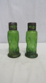 Pair Jugendstil Carl Stolzle Art Nouveau Vases