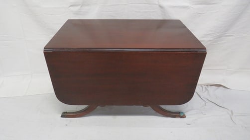 Antique Duncan Fyfe Drop Leaf Dining Table