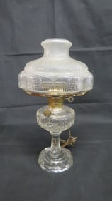 Antique Converted Aladdin Lincoln Drape Lamp