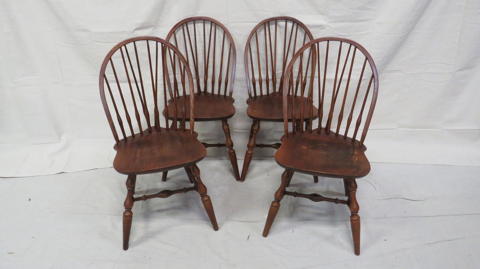 Vintage Set Nichols & Stone Windsor Dining Chairs (1 of 4)