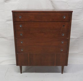 MCM Walnut Bassett Chest of Drawers