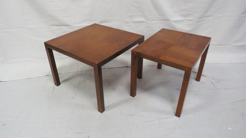 Two Lane Mid Century Modern End Tables