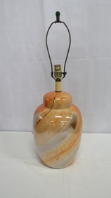 Mid Century Ginger Jar Lamp