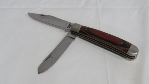 Vintage Pakka Wood Solingen Pocket Knife