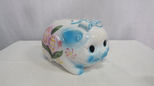Vintage Large Ceramic Piggy Bank