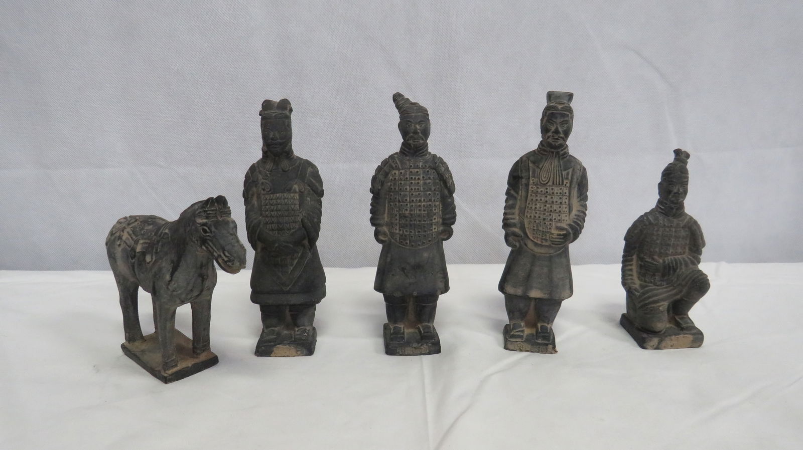 Vintage Terra Cotta Chinese Warrior Statues (1 of 7)