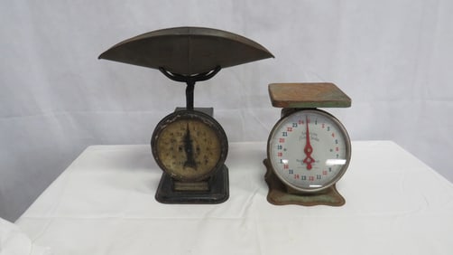 Antique American Cutlery & American Family Scales