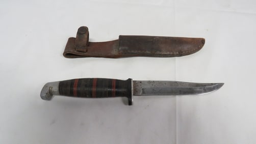Vintage Weske Fixed Blade Hunting Knife