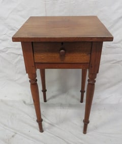 Antique Primitive One Drawer Table