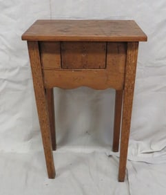 Antique Primitive One Drawer Table
