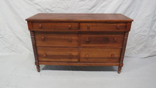 Vintage Cherry Jenny Lind Style Dresser