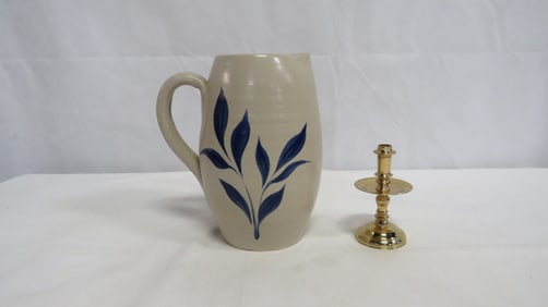 Colonial Williamsburg Pitcher & Candlestick