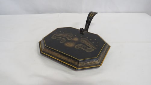 Vintage Toleware Silent Butler Eagle Motif