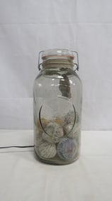 Vintage Ball Ideal Eagle Canning Jar Lamp