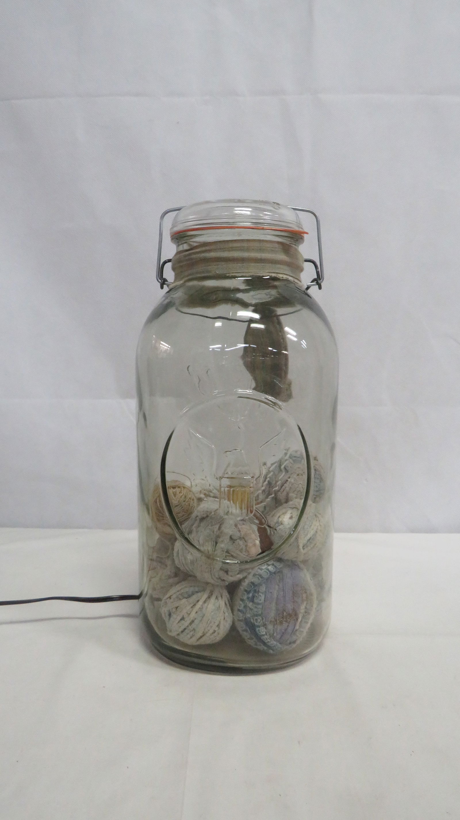 Vintage Ball Ideal Eagle Canning Jar Lamp (1 of 3)