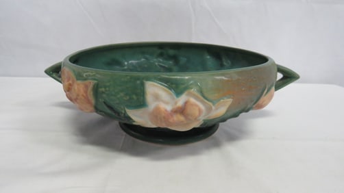 Roseville Pottery Magnolia Console Bowl 5-10"