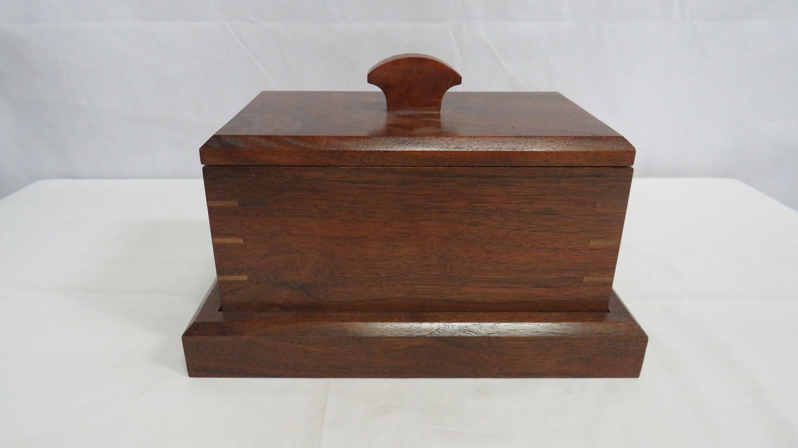 Handcrafted Solid Walnut Dovetailed Box (1 of 5)