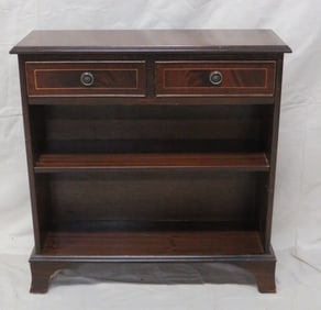 Inlaid Mahogany Bookcase