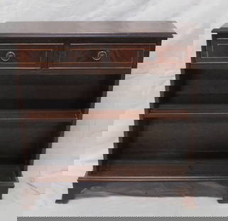 Inlaid Mahogany Bookcase: Inlaid Mahogany Bookcase in good condition, 30.5''H x 30''W x 11''D