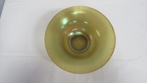 Antique H Northwood Russet Art Glass Bowl