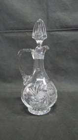 Vintage Cut Glass Crystal Decanter