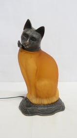 Vintgage Andrea Von Sadek Tin Chi Cat Lamp