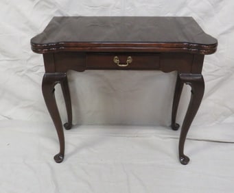 Ethan Allen Traditional Flip Top Game Table