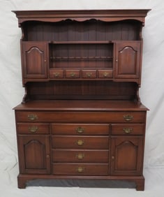 Vintage Cherry Henkel Harris China Cabinet