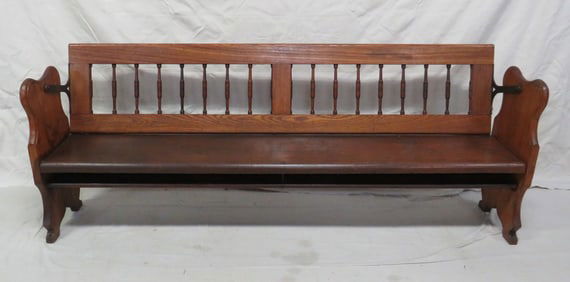 Early Railroad Depot Reversible Bench
