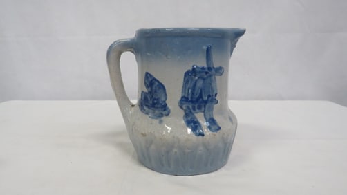Vintage Salt Glazed Stoneware Pitcher