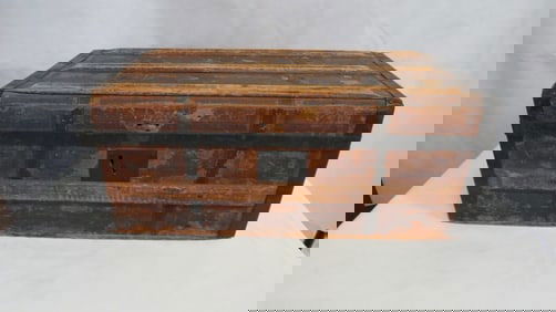 Small Wooden Steamer Trunk