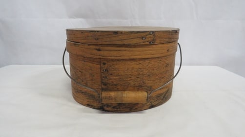 Vintage Bentwood Pantry Box with Lid