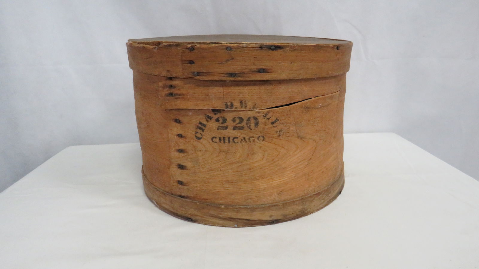 Primitive Large Bentwood Cheese Box (1 of 5)