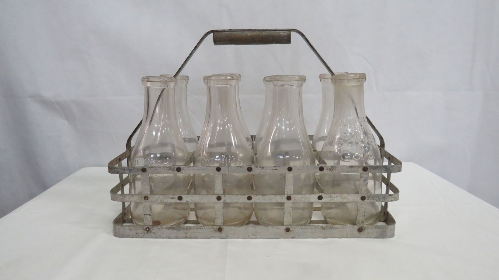 Vintage Crowley's Dairy Metal Milk Container