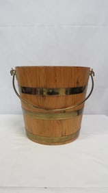 Vintage Cedar Bucket Richman Cedar Works