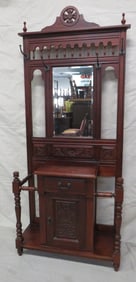 Mahogany Chippendale Hall Tree