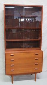 Danish MCM Teak China Cabinet Arne Vodder Sibast