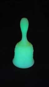 Vintage Fenton Uranium Glass Bell