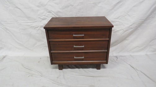 Mid Century Modern Walnut Nightstand