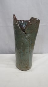 Signed Studio Art Pottery Vase