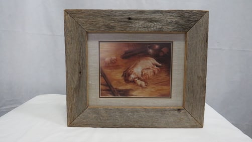 Vintage Pig & Piglets Print By Claudia Moss