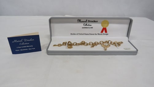 Marcel Drucker Collection Charm Bracelet Watch