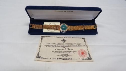 Camrose & Kross Jackie Kennedy Rhinestone Watch