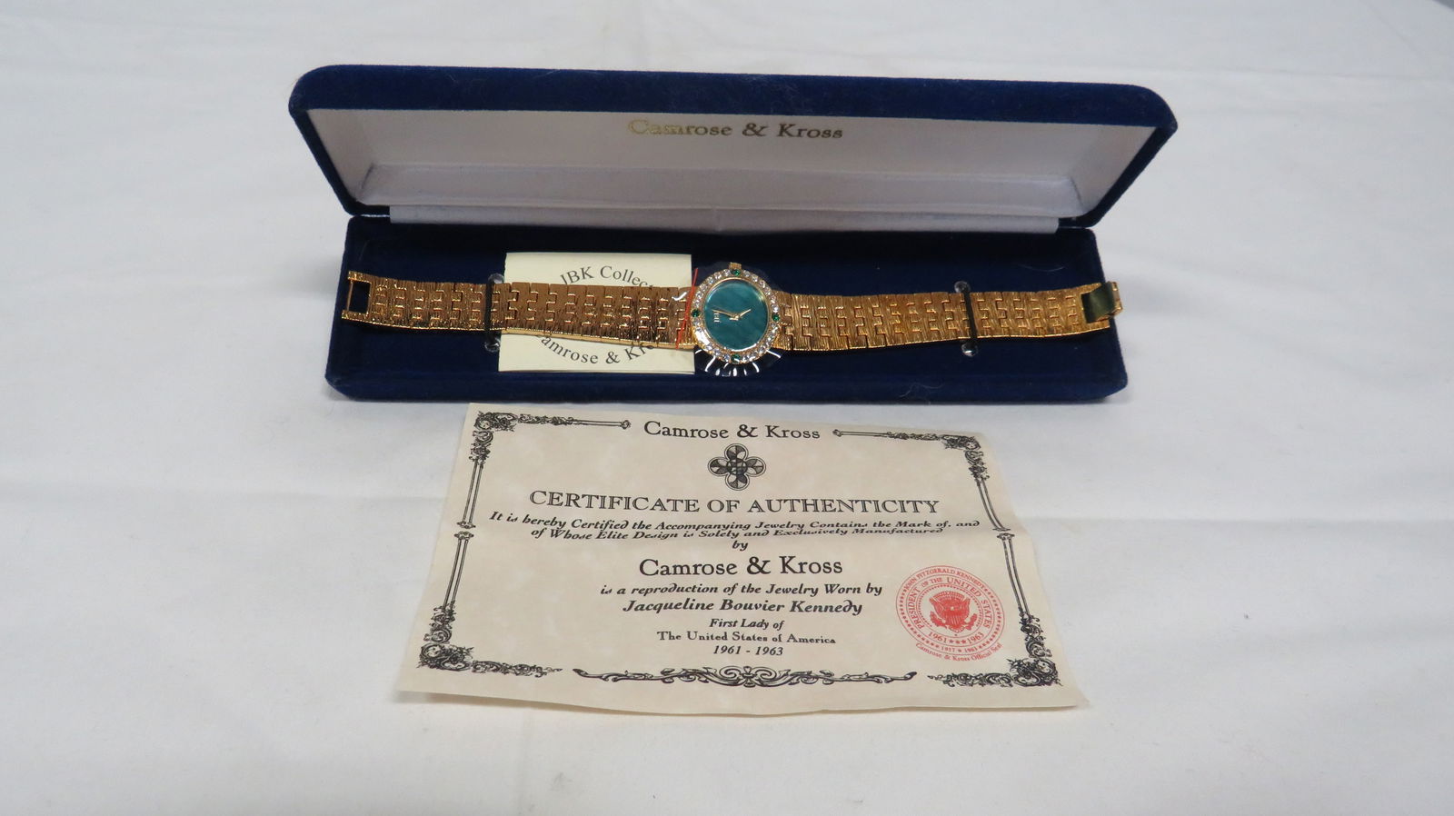 Camrose & Kross Jackie Kennedy Rhinestone Watch (1 of 4)
