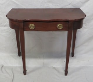 Antique Hepplewhite One Drawer Console Table