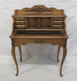 Vintage Hollywood Regency Writing Desk